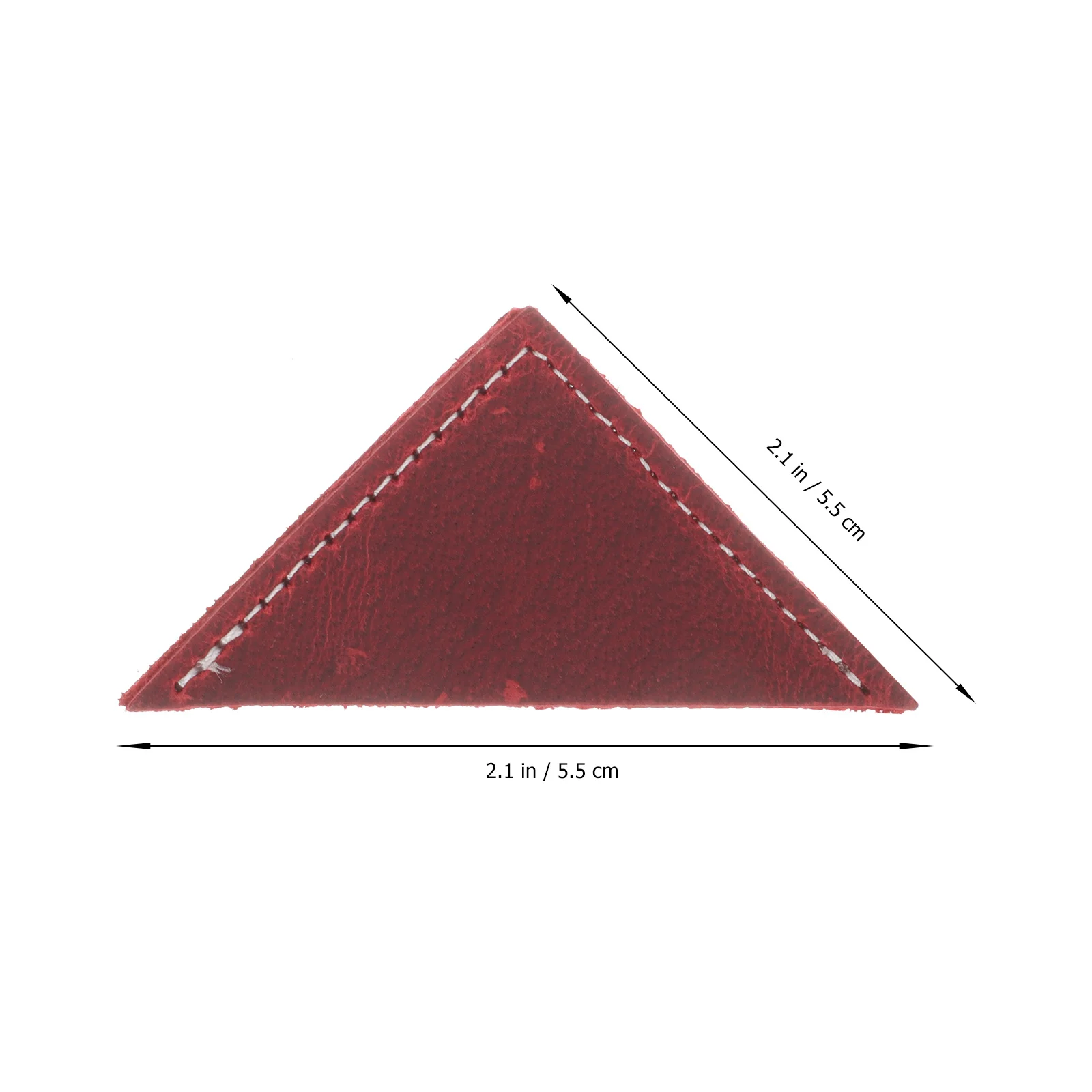 

Vintage Triangle Cowhide Bookmark Book Decor Corner Bookmarks Reusable Reading Accessories Students Book Lovers