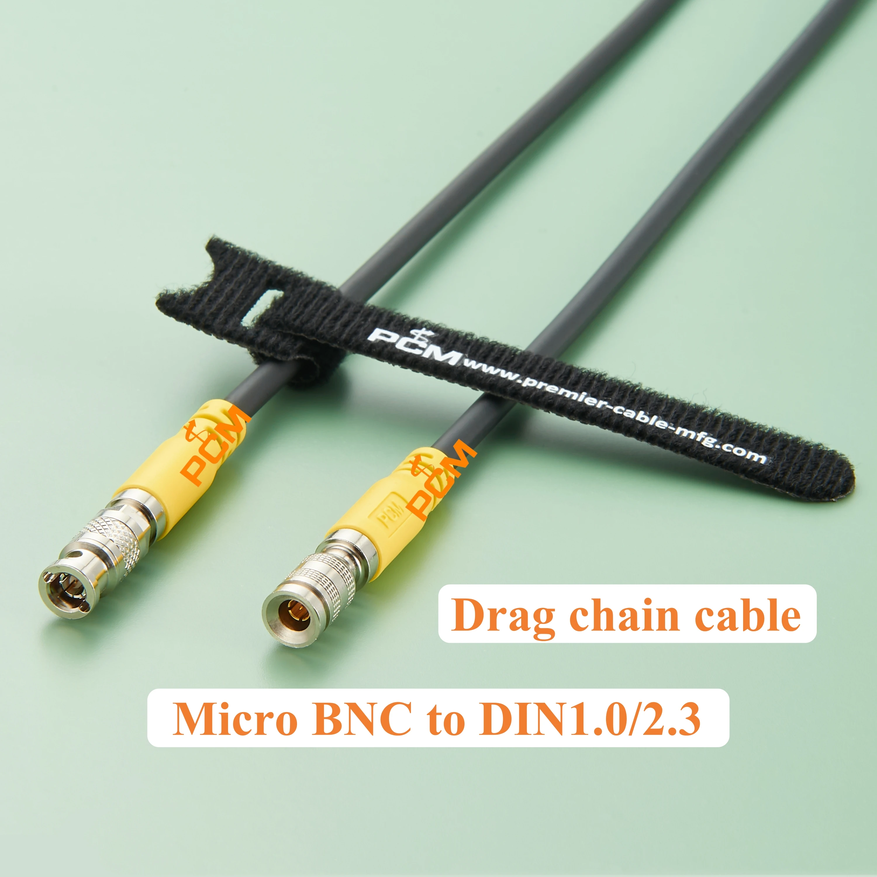 DIN1.0/2.3 CC4 Connector to Micro BNC CXP-12 12G-SDI High-flex Cable for CoaXPress Monochrome Camera Frame Grabber Basler Vision