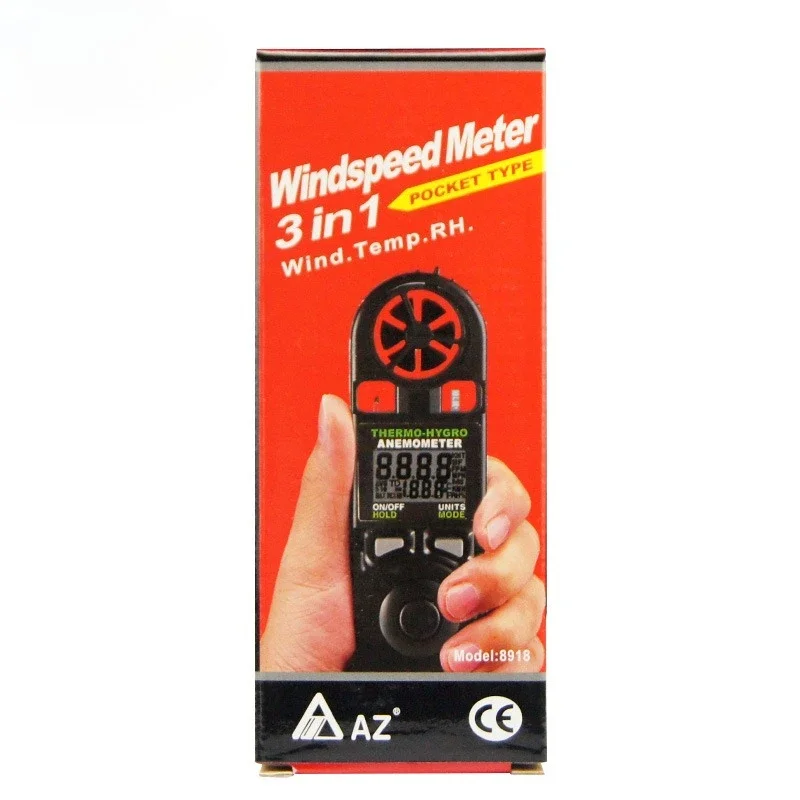 

NEW AZ8918 Wind Temperature Anemometer, Anemometer, Taiwan Hengxin 8918 Wind Speed Tester