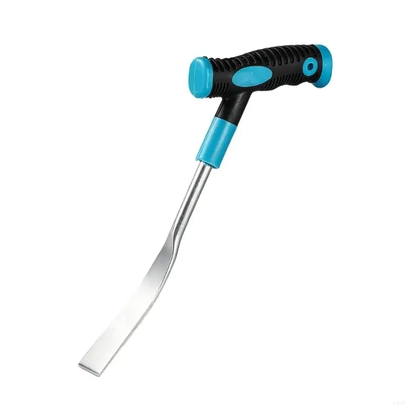 L43A Stainless Steel Garden Shovel Hand Weeders with and Grip Handle for Soil Turning and Planting Tasks