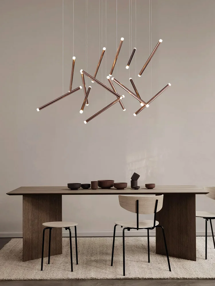 Modern Minimalist Led Restaurant Chandelier Personality Bar Chandelier Company Front Chandelier Cafe Clothing Store Chandelier