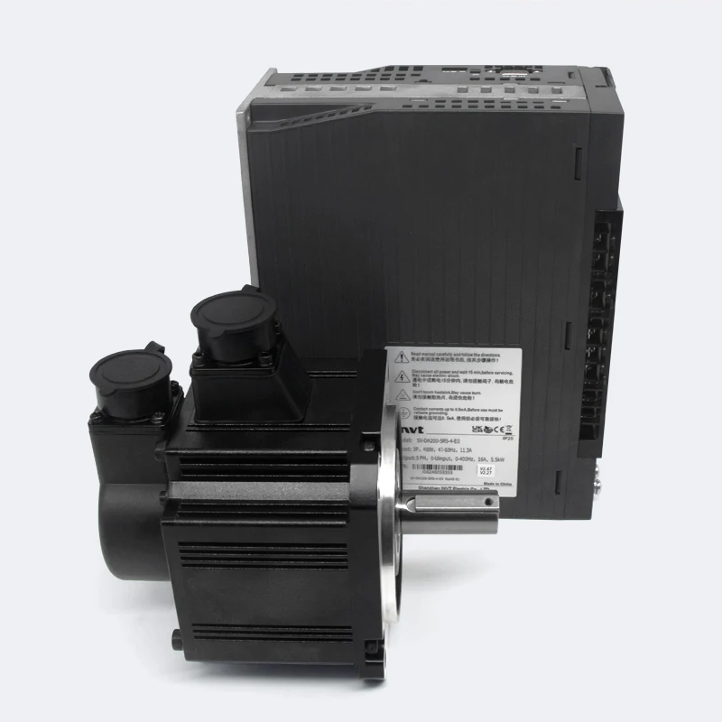 AC servo motor with brake 6000 rpm power cord Optional encoder line Servo motor kit with brake permanent magnet servo cable