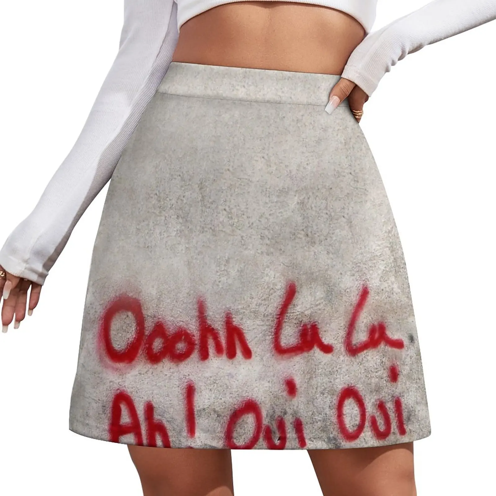 French Graffiti - Ooohh La La Mini Skirt womens skirts elegant social women's skirts