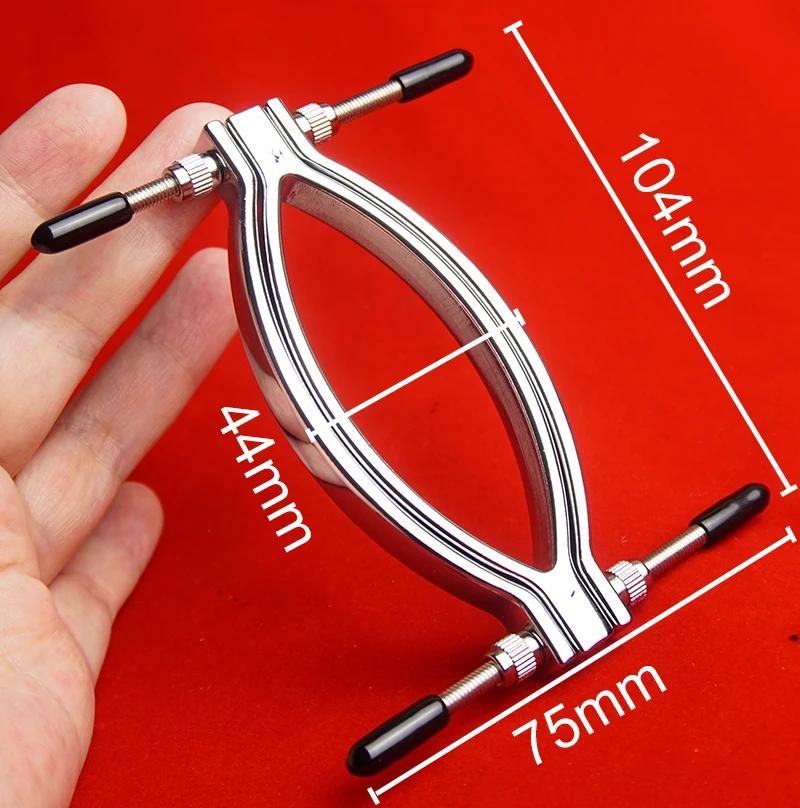 Clitoris Vagina Spreader,Holds Labia Open Clamps Clip,Adjustable Pressure Pussy Lip Splitter,Vaginal Expander Stretcher Sex Toys