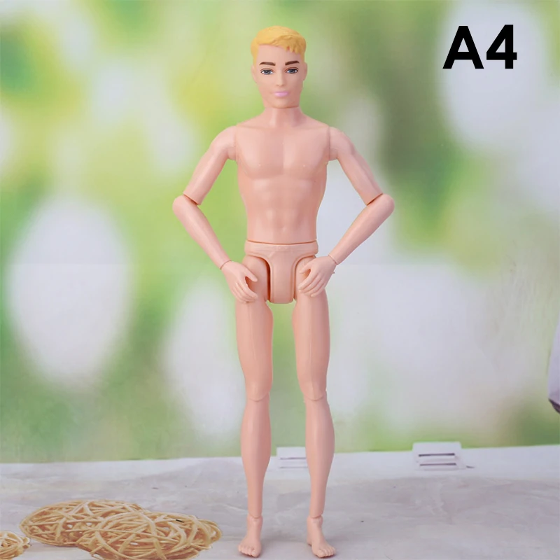 30cm Ken Dolls Boyfriend Male Doll Body Prince Naked Nude Man Doll Body Toy Doll Ken Body DIY Toys For Girls Gifts