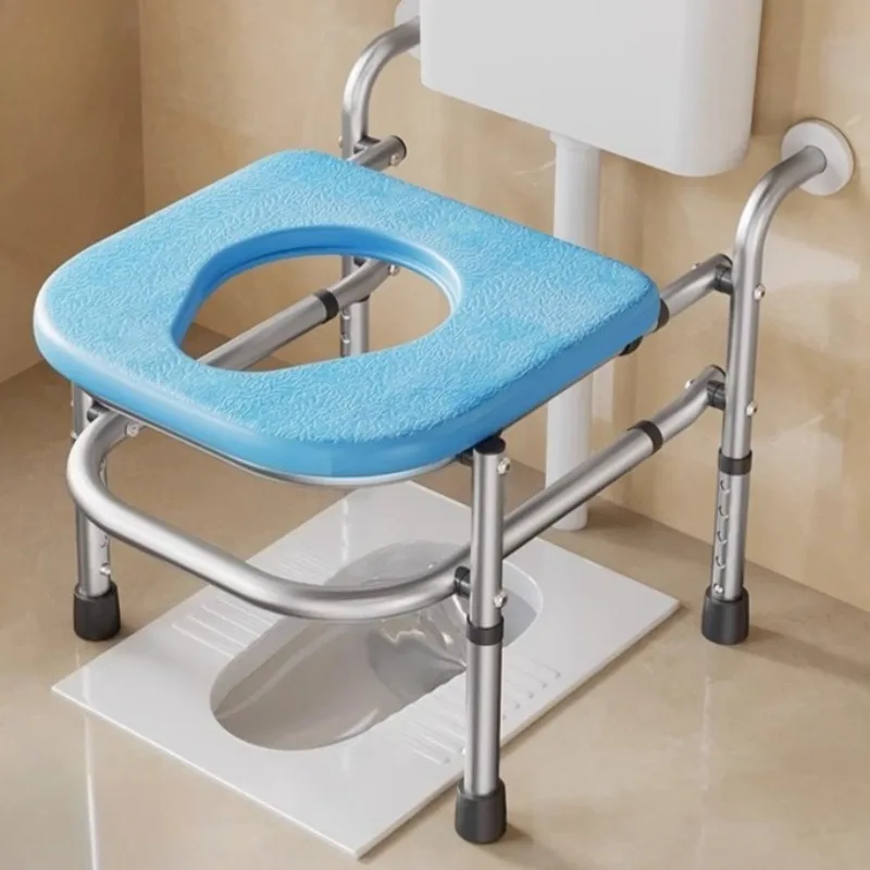 مقعد مرحاض مثبت على الحائط للحمام، كراسي استحمام قابلة للطي، قابلة للغسل، مقعد بلوري، مقعد صوان