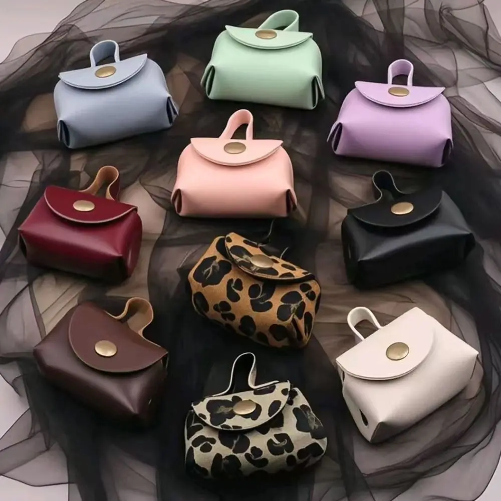 Fashion PU Leather Coin Purse Decorative DIY Creative Keychain Pendant Multi-function Small Gift Gift Giving