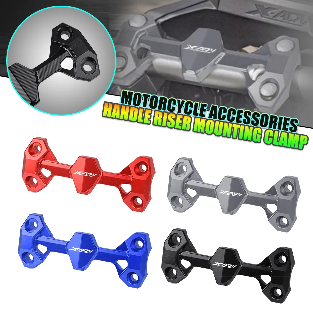 

For Honda X-ADV 750 XADV XADV750 2021 - 2025 Motorcycle Accessories Handlebar Riser Up Back Move Support Handle Mounting Clamp