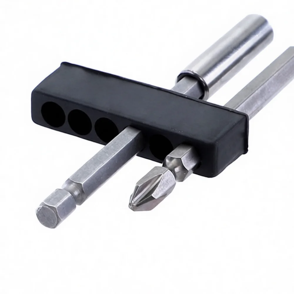 Organizer Rack For RUITOOL Drill Bit Holder Storage Hex Shank Screwdriver Bits Flexible Rubber Base Repair Accessory