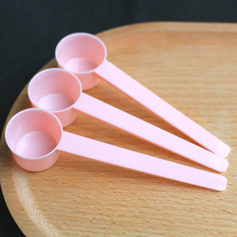 10pcs 5g Plastic Measuring Spoon Coffee Milk Powder Liquid Measuring Spoon Reusable Graduated Measuring Spoon Wholesale