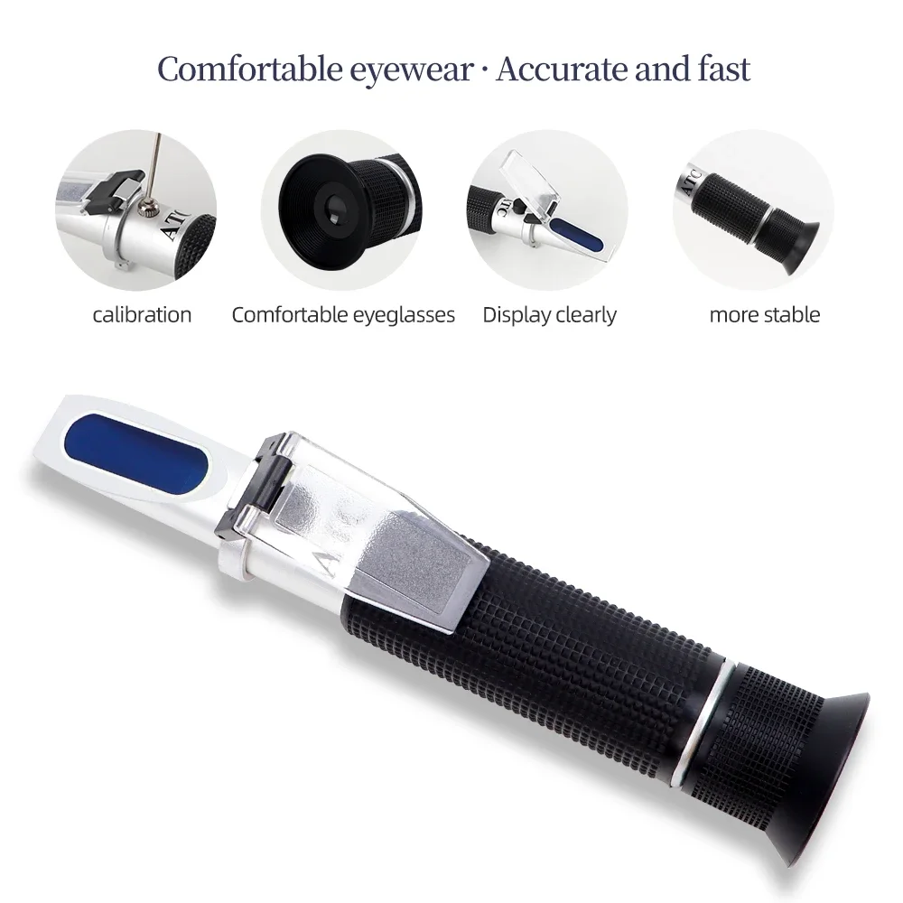 1.000-1.060RI Cats Dogs Urine Refractometer Handheld Animal Serum Protein Refractometer Cat Dog Urine Specific Gravity Refractor