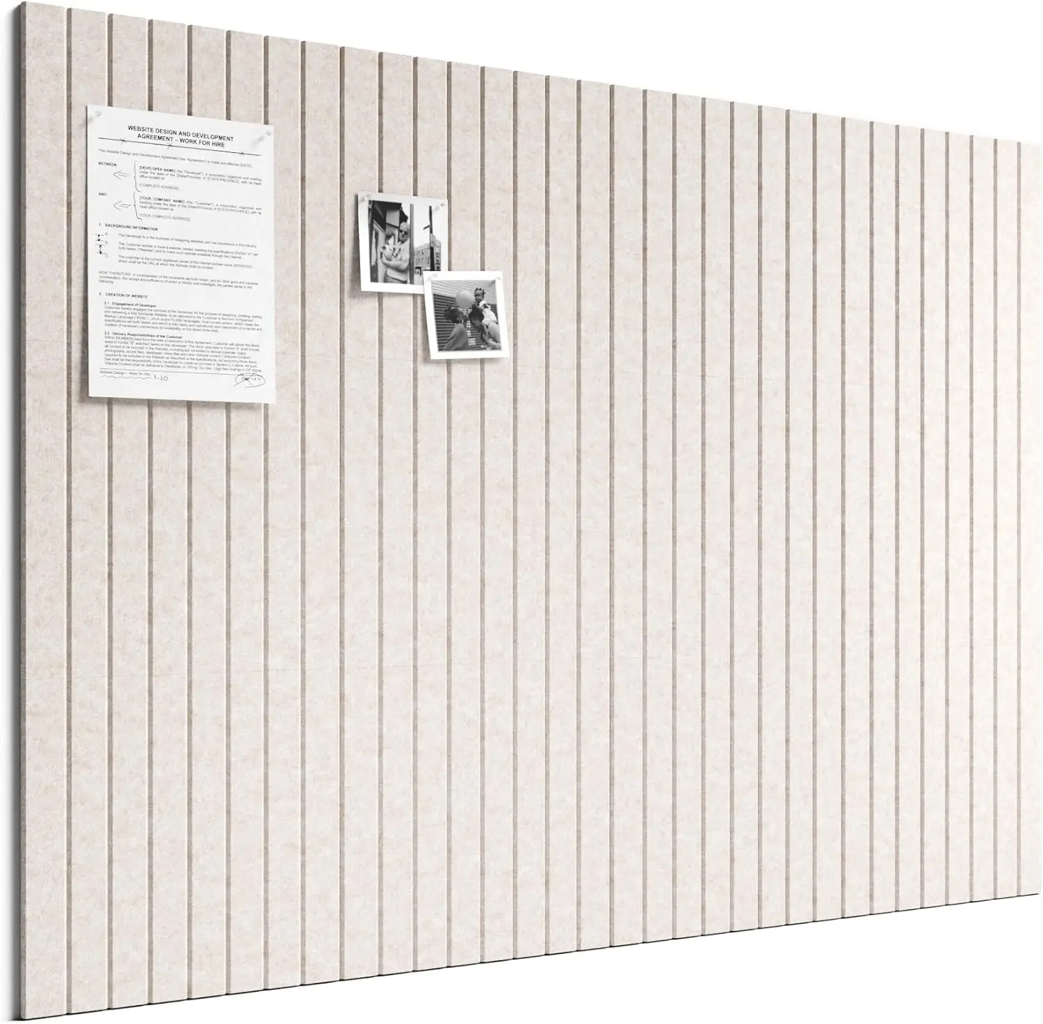 

48x36 Felt Bulletin Board Tiles, 12-Pack with Pushpins and Adhesive Tabs, Large Cork Board Alternative for Office, Home