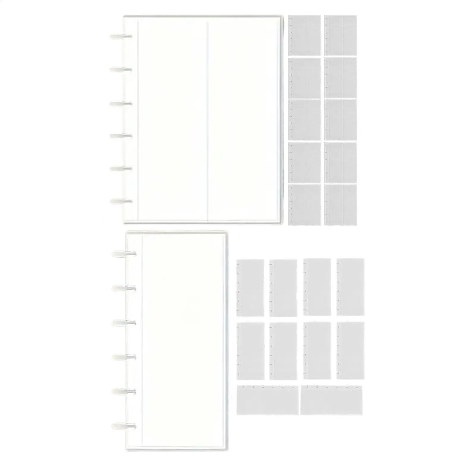 Slide-down Photo Strip Photo Clip Album Transparent Protective Keepsake Scrapbook Album Memory Book For Display Collection