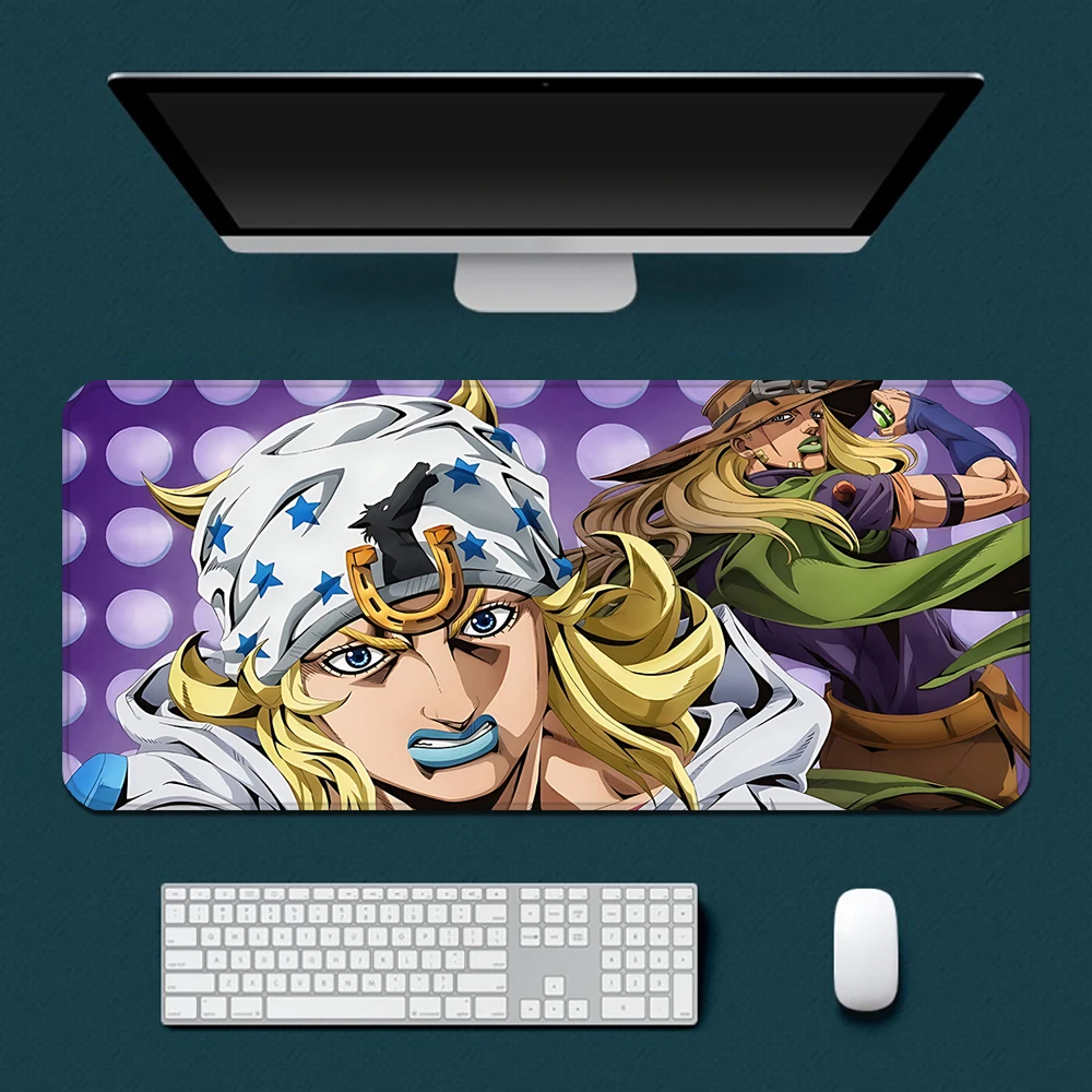 

Коврик для мыши SBR с HD-печатью в стиле аниме и манги, для геймеров, с фиксированным краем, нескользящий, XXL 90x40 см, для клавиатуры и ПК, настольный коврик