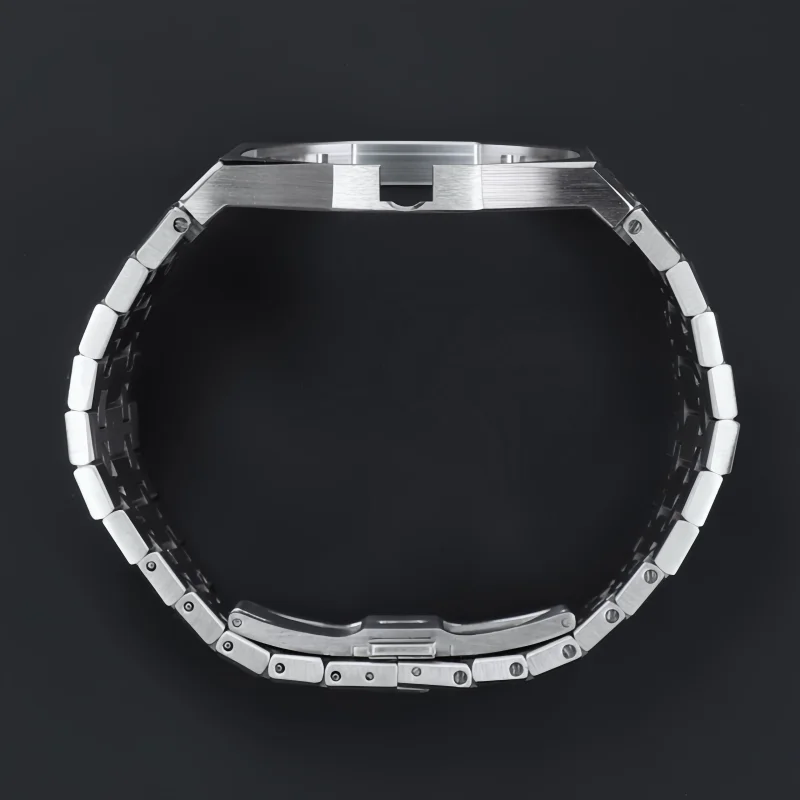 Stainless Steel Watch Case And Strap Mod Kit For Swatch X AP Royal Pop Pocket Changer To Wristwatch Personalized Accessories