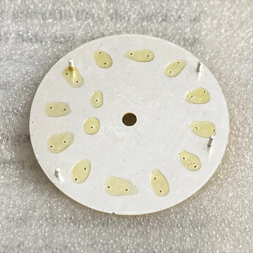 28.5 millimetri S Logo Ex Plorer Sunray Quadrante Fit NH35/NH36/4R/7S/8215 Movimento Blu Ghiaccio Luminoso Orologio Accessori di Modifica