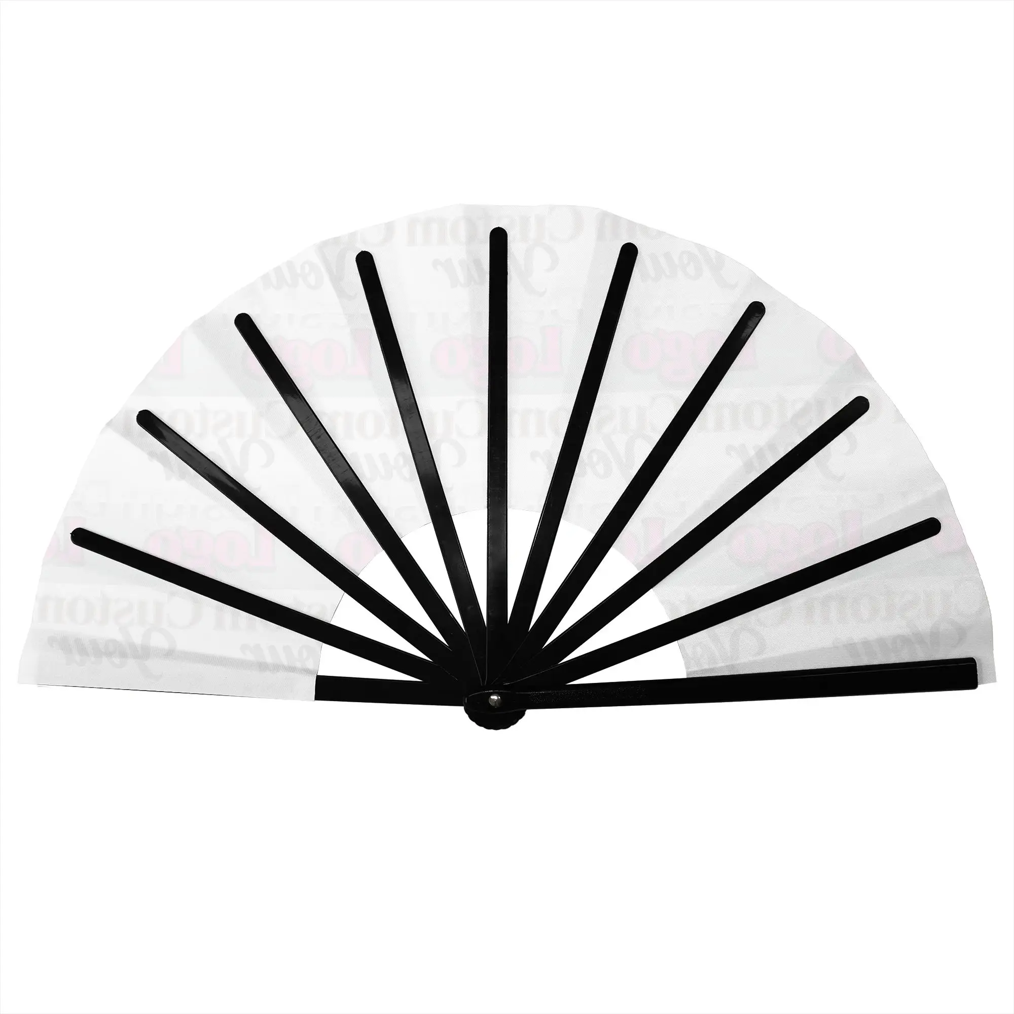 Custom Your Design Logo Hand Fan Promotional Gift Wedding Personalized Photo Name Durable Folding Fans Unique Bulk Pack Fan