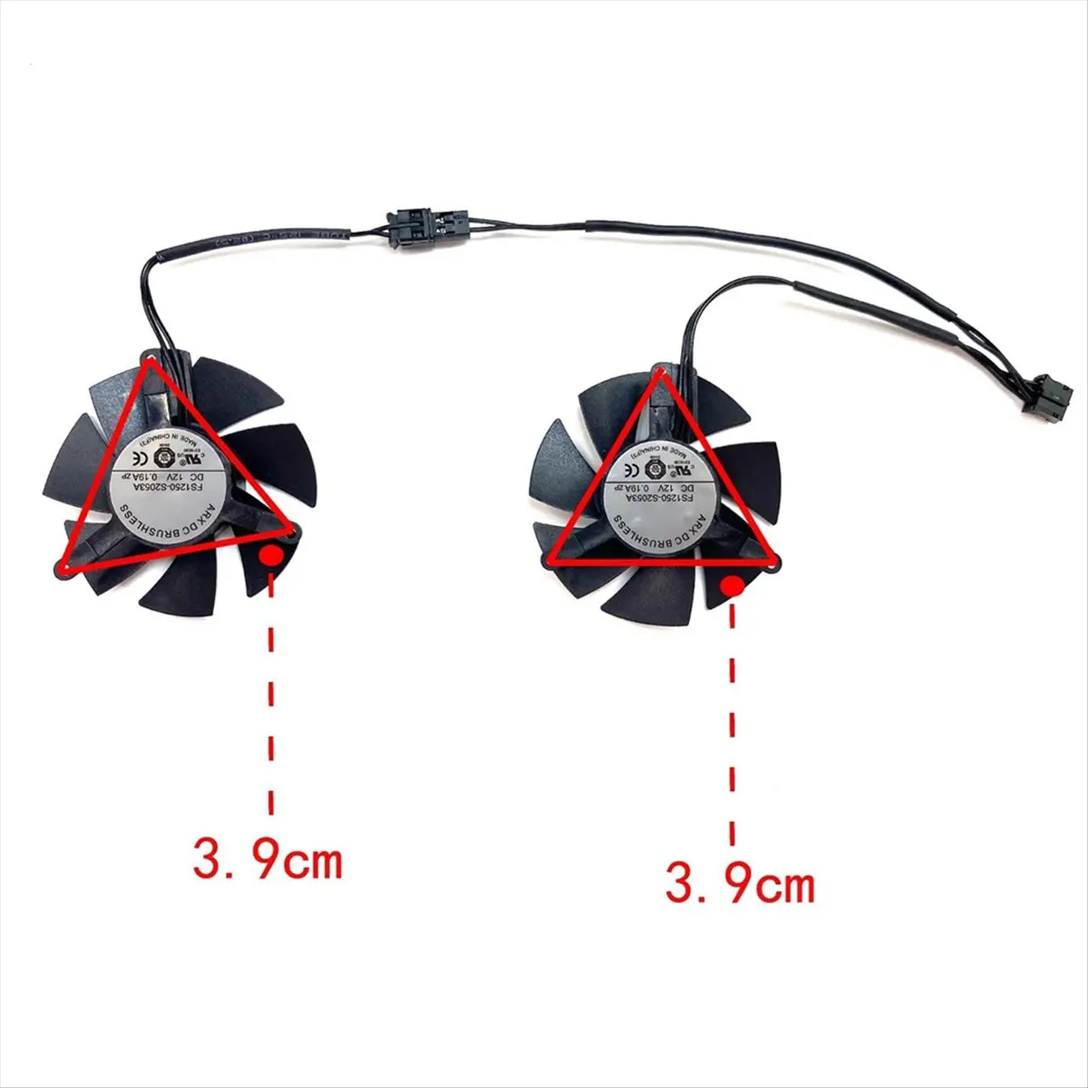 Cmpt And Acce Store Offer PC Accessories FS1250-S2053A 0.19A GPU Video Card Fan for Gigabyte GTX 1650 1630 D6