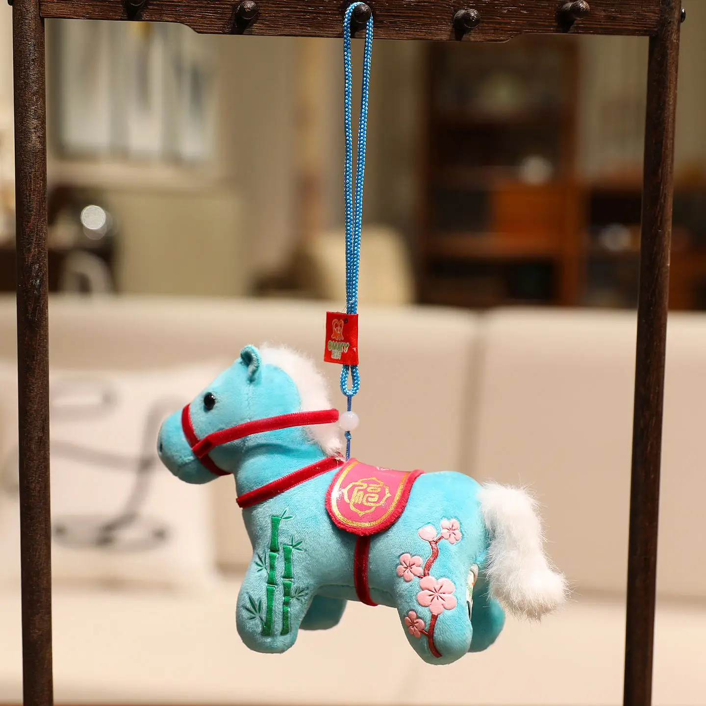 12cm Uroczy Mini Koń Brelok Pluszak Zabawka Kawaii Realistyczna Symulacja Zwierzęcia Wypchana Lalka Dekoracja Torby