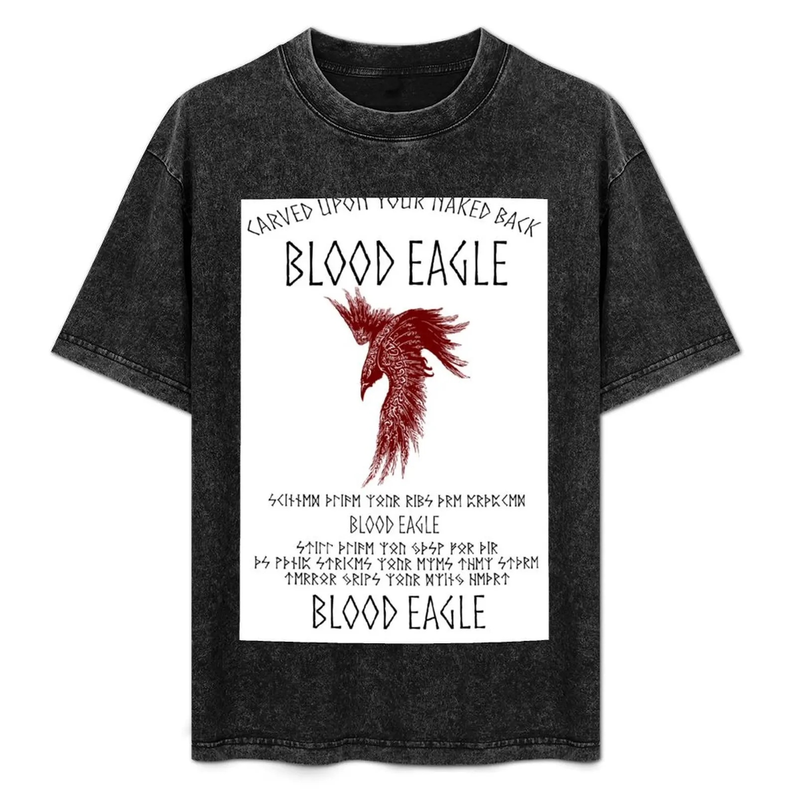 

Blood Eagle T-Shirt Holiday All Match T-Shirt