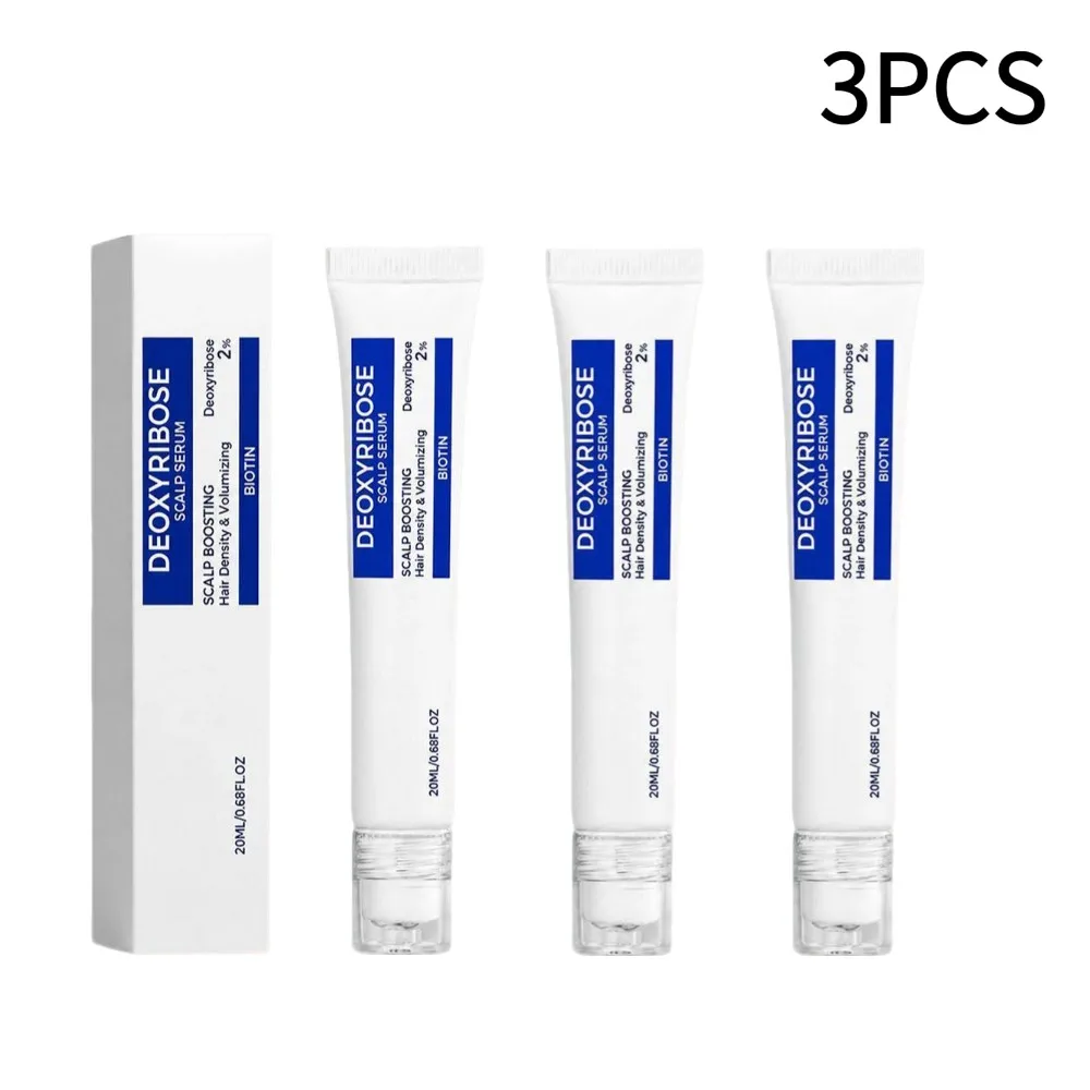 Deoxyribose Kopfhaut-Booster-Serum Haardichte-Volumen-Essenz Erfrischende Nicht-Fettige Kopfhautpflege Roll-on Haarpflege