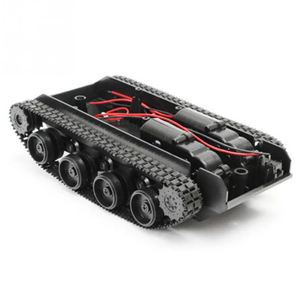 RC Tank Smart Robot Tank Light Damping balance Tank Robot Chassis Platform for Arduino 130 Motor diy robot toys for children