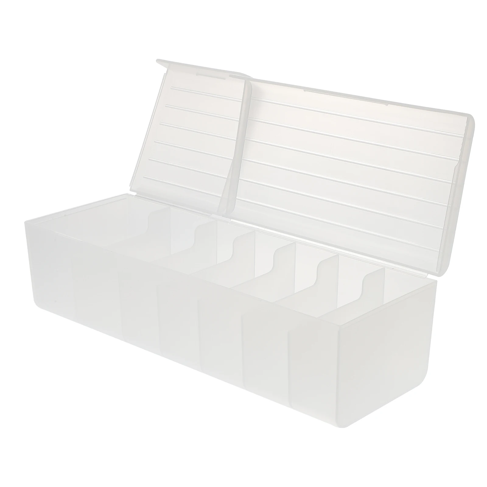 

Cable Management Box White Plastic Desktop Organizer Storage Solution Slim USB Wire Tidy Compartment Design Holder