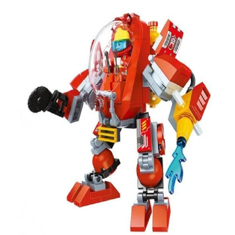 

SLuban 1007 Mobile City Mech Alpha Andromeda Suzaku Arthur Regang Brickheadz Building Block DIY Educational Bricks Toys Gifts