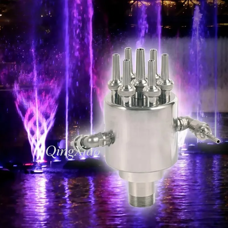 304 Stainless Steel Multi Jet Fountain Nozzle Floating Lake Pond Custom Outdoor Park Garden Landscape Water Feature