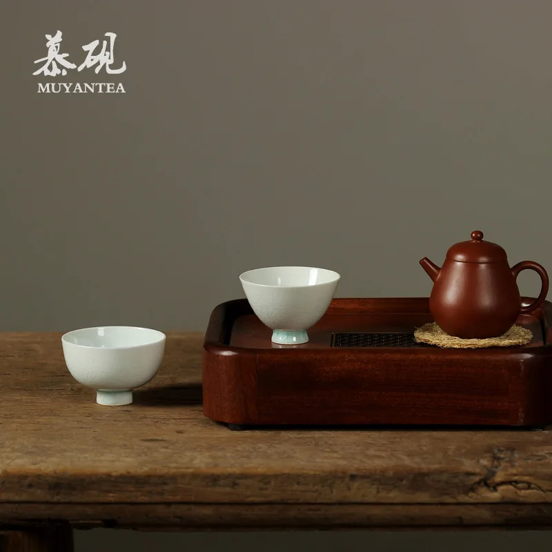 Mutaoyi Handmade Ceramic Teapot And Tasting Host Cup, Household Teacup, Glaze With Cracks, Can Be Nurtured, Japanese Style