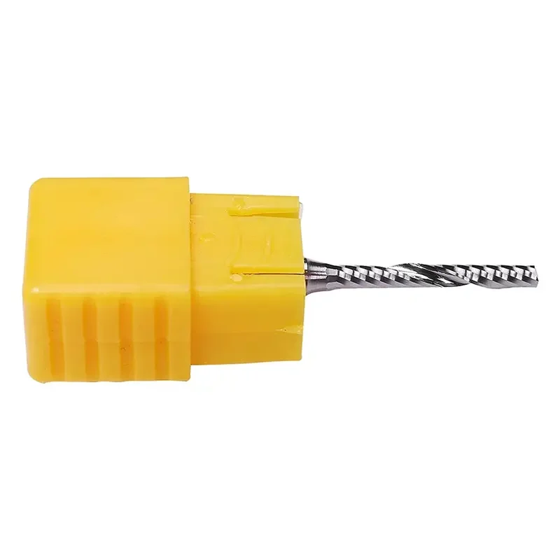 8Pcs 2Mm X 15Mm Carbide Single Flute Spiral End Mill CNC Router Bit