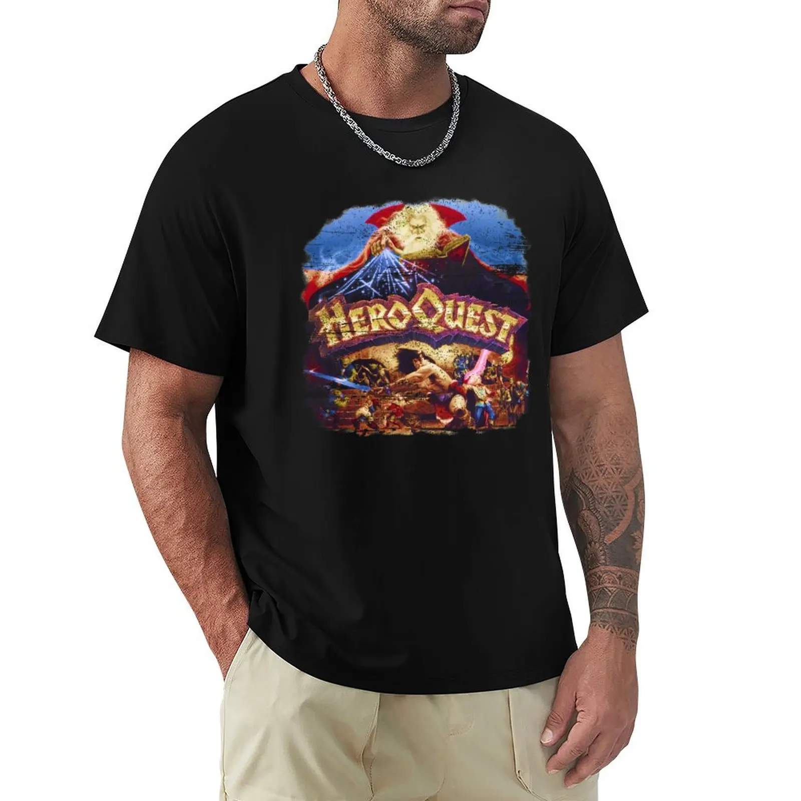 quest of heroes T-Shirt Fashion Simple Casual Tee Shirt