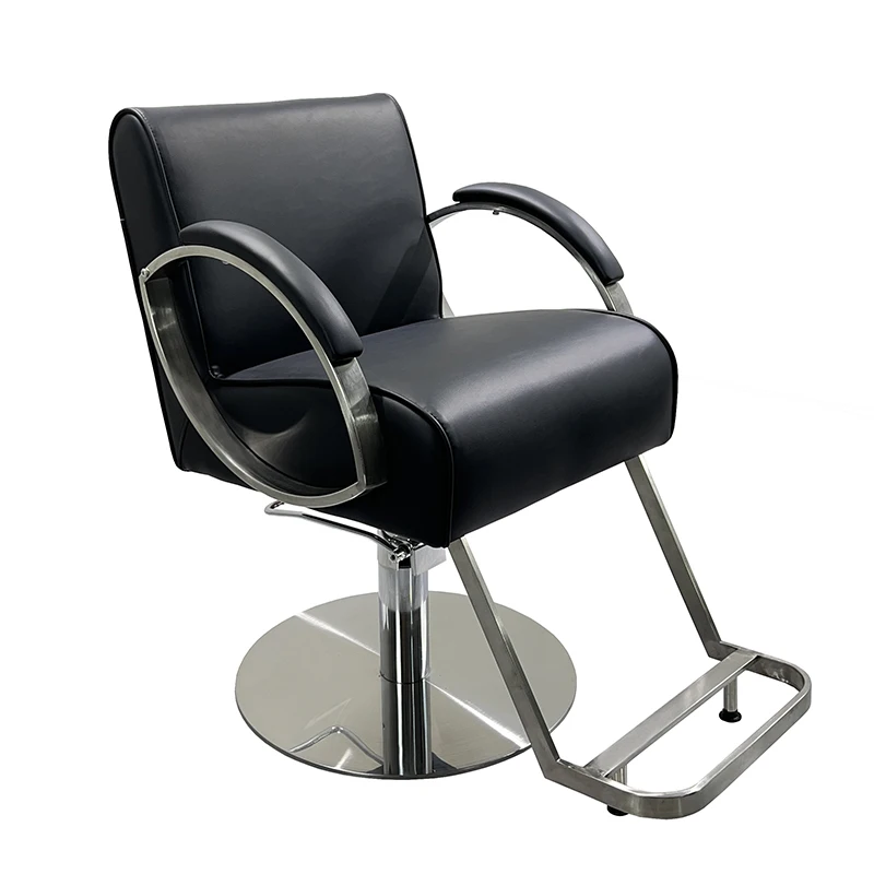 كرسي حلاق فاخر لتصفيف الشعر كرسي احترافي للمكياج كرسي حلاق لصالون الشعر كرسي أثاث صالون Silla De Barbería #5