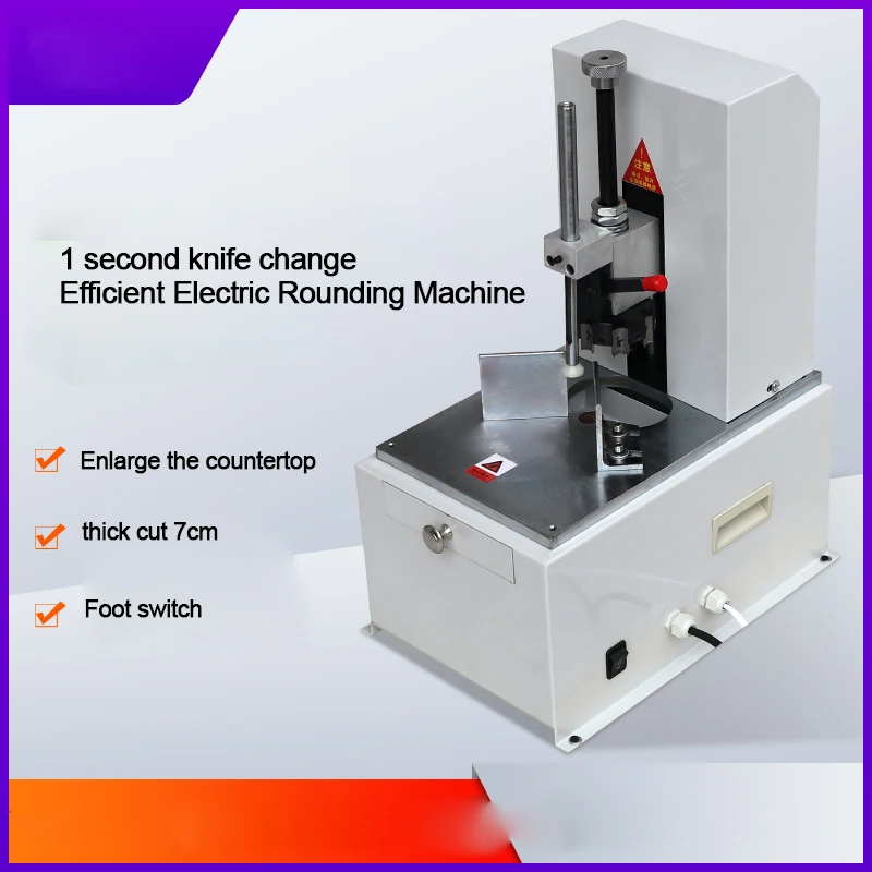 Faca Papertrimmer Corte Nova Técnica Elétrica da Máquina de Canto Redondo 110v 220vautomática Filé Máquina Cortador de Papel R3-9