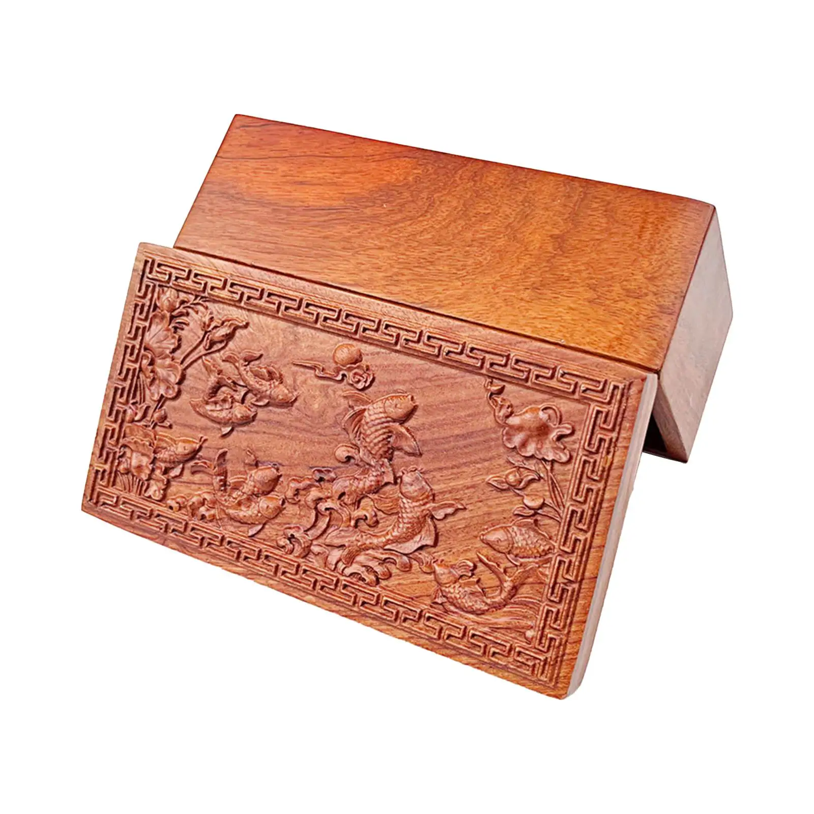 

Wooden Jewelry Box Jewelry Gift Box Antique Jewelry Holder Jewelry Case Keepsake Treasure Case for Bedroom Dressing Table