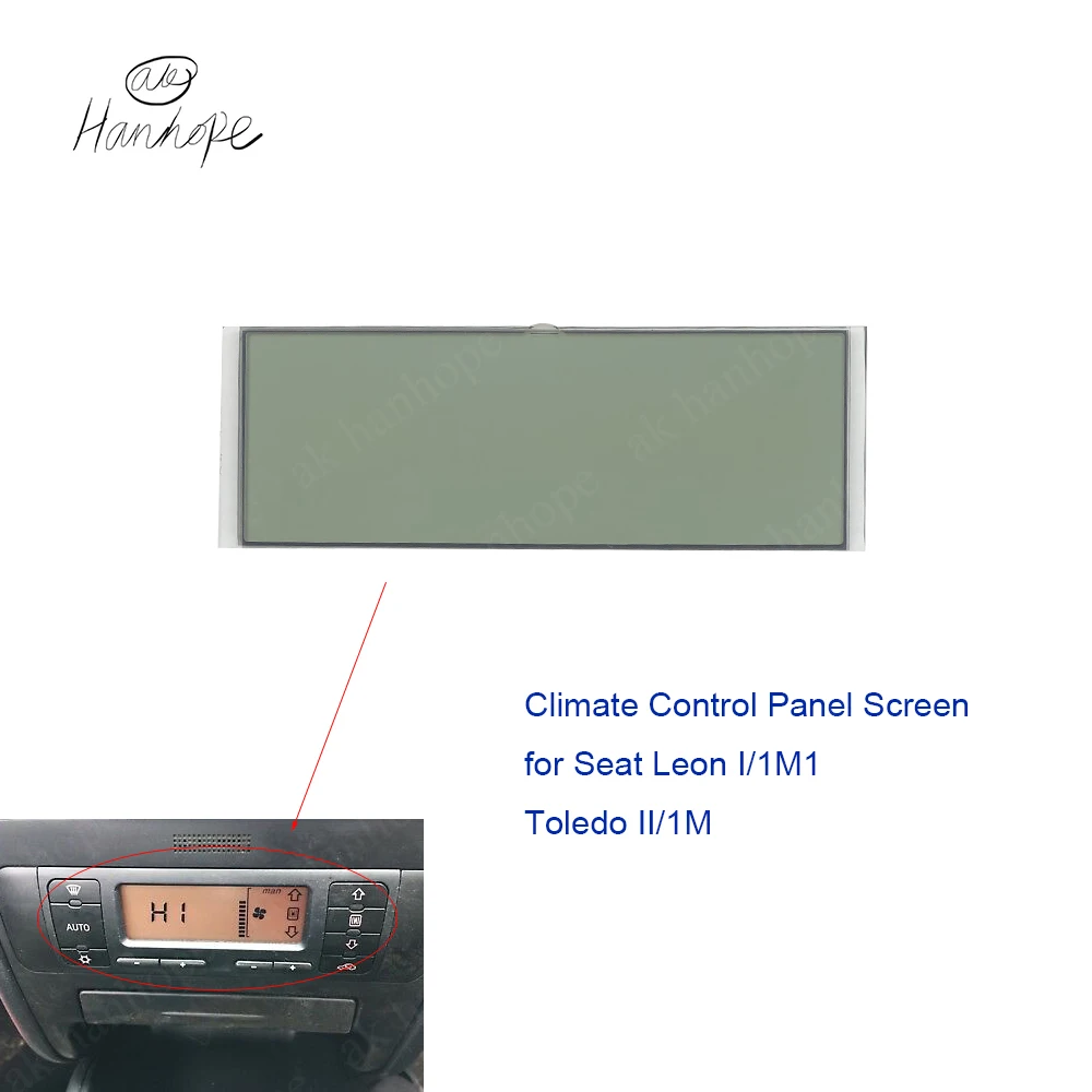 For Seat Leon Toledo Air Conditioning LCD Screen Display Heating Climate Control Panel Pixel Repair