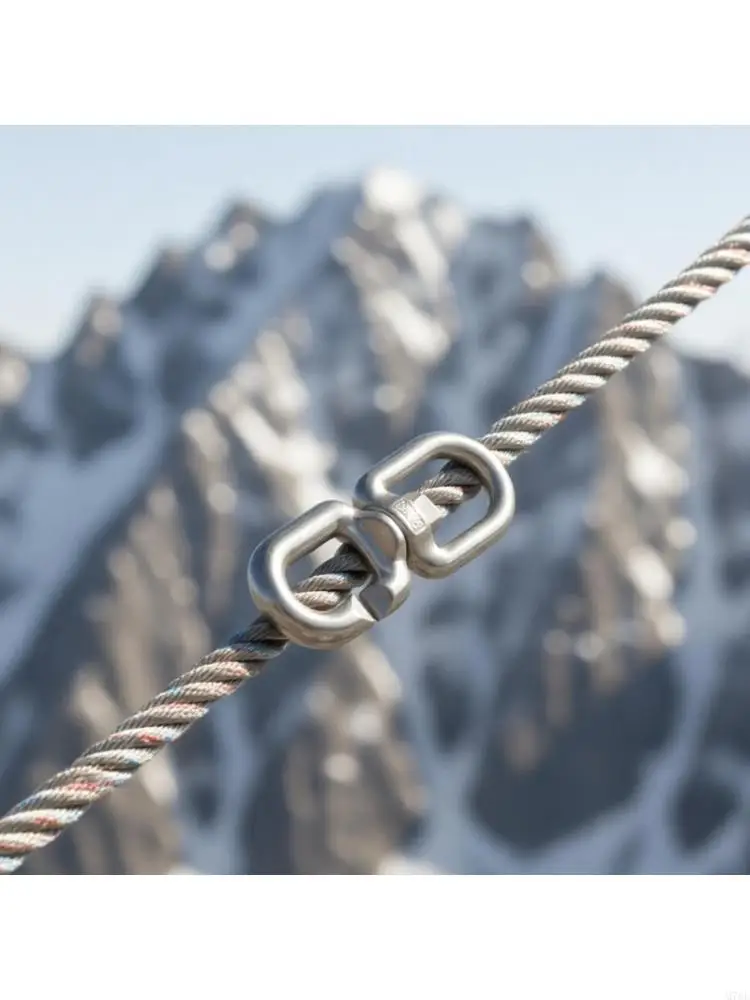 M76E Stainless Steel Rope Link with Rotating Motion for Hanging Use