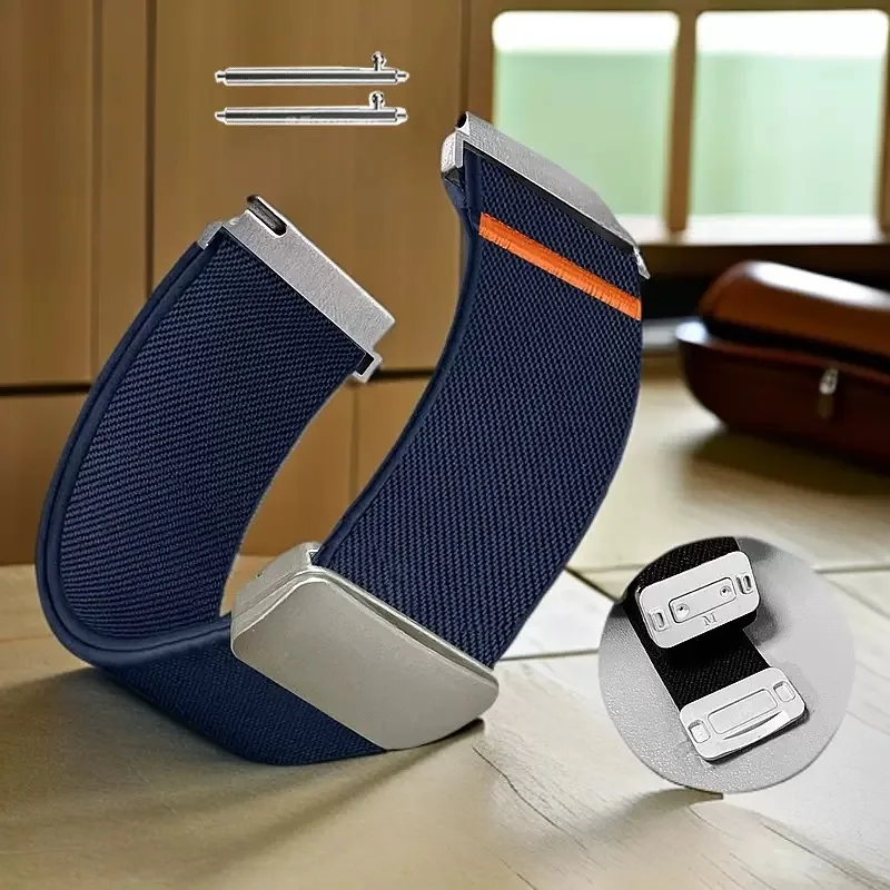 20mm 22mm Magnetic Loop Strap For Garmin Forerunner 165/255/265/965 band For Active/Vivoactive 4 5 6 3 Bracelet Venu 3 Watchband