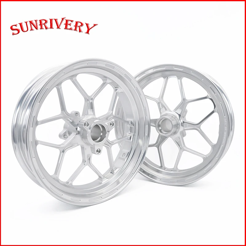 

For Honda Monkey Z125 CNC Motorcycle Front & Rear Wheel Silver 13inch Aluminum Motorcycle Accessories