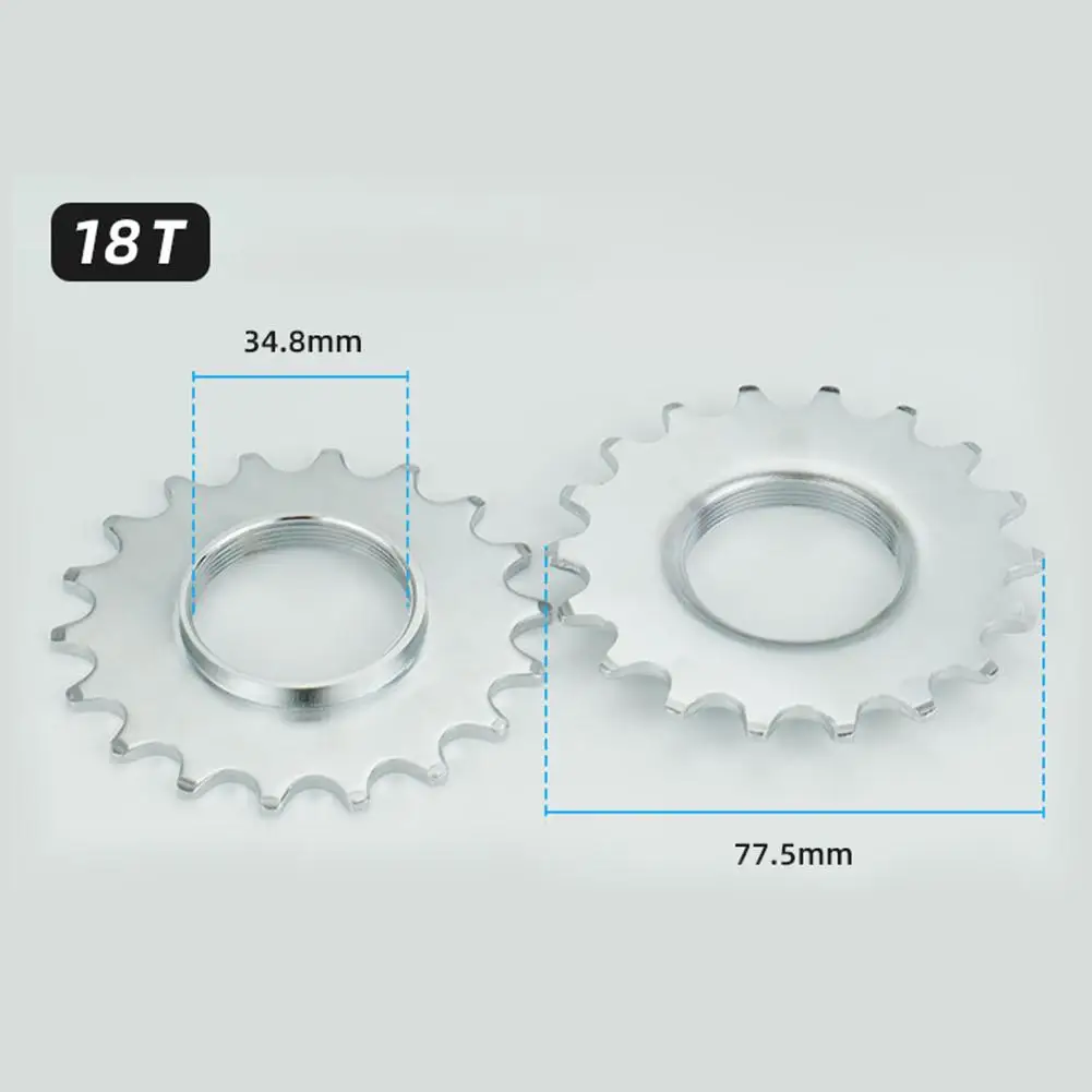 13t/14t/15t/16t/17t Fixed Gear Bicycle Wheel Cogs Sprocket with Lock Ring Cycling Accessories For Fixie Track Bike Hub