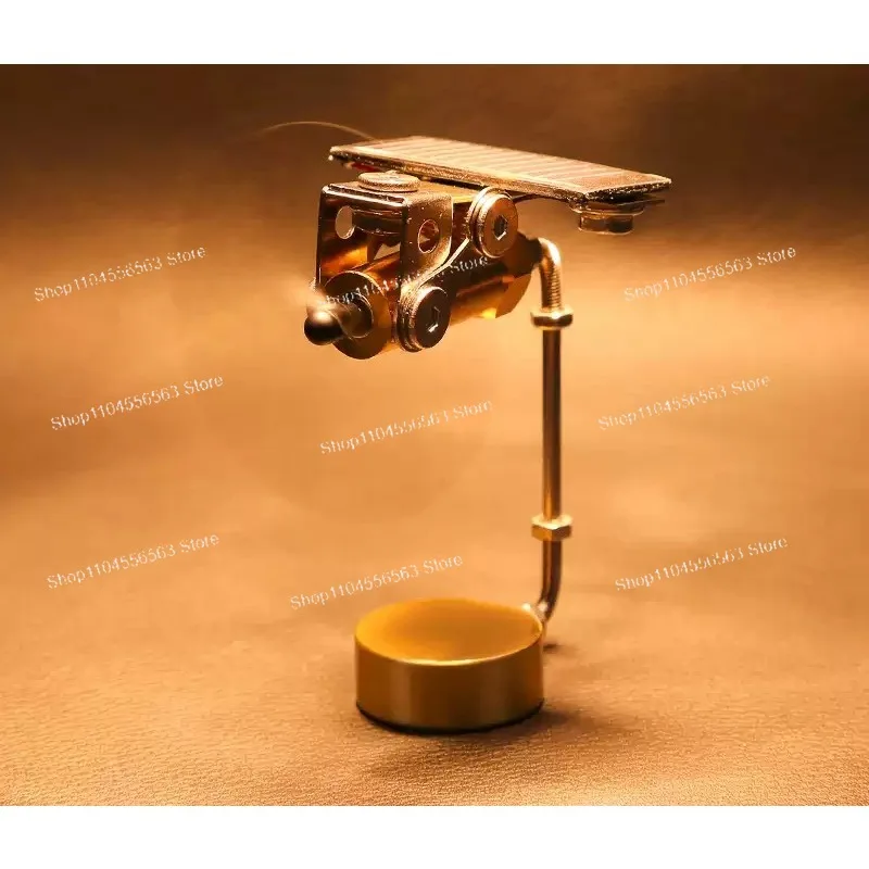 DIY Fan Blade Solar Model Decoration Metal Model Creative Science Education Demonstration Model Toy Senior Furnishing Articles