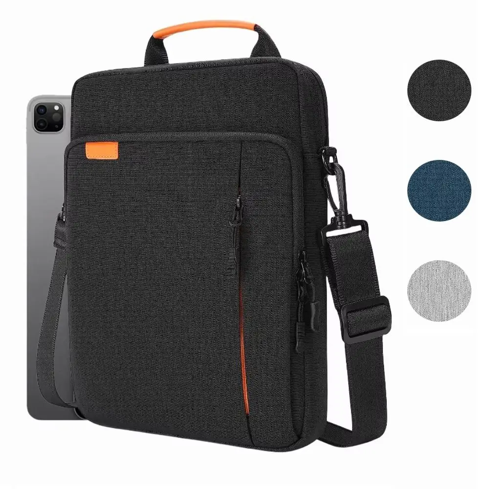 Universal 11/13.3inch Tablet Sleeve Bag Large Capacity Shockproof Laptop Shoulder Bag Waterproof Multilayer Tablet Storage Bag