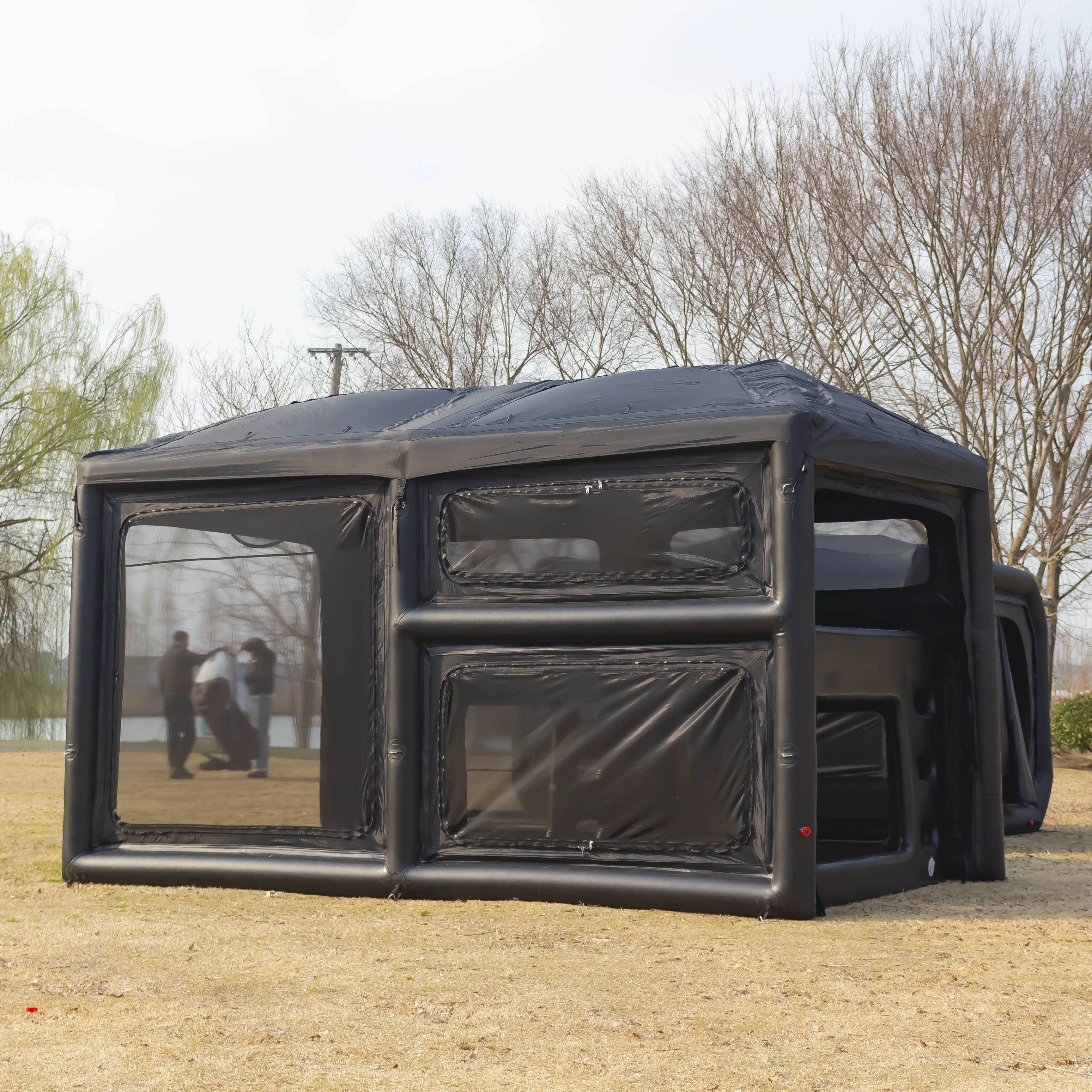 Customizable Outdoor Camping Inflatable Tent Space Made with Durable Nylon Fabric-Direct from Factory