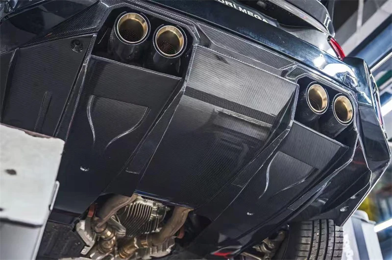 ل BMW G87 M2 2019 2020 2021 2022 2023 2024 ReaI ألياف الكربون الجافة الوفير الخلفي الشفة المفسد عدة