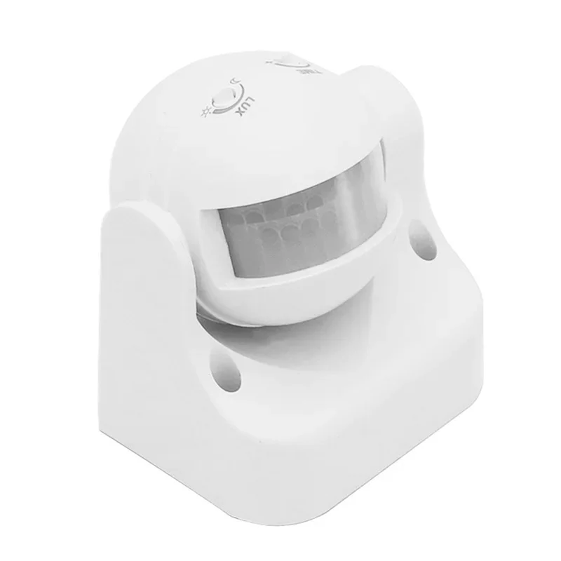 Imagem -04 - Interruptor do Sensor de Movimento Infravermelho Pir 180 ° Luz Liga e Desliga Automática Detector para Lâmpada Led 220v240v