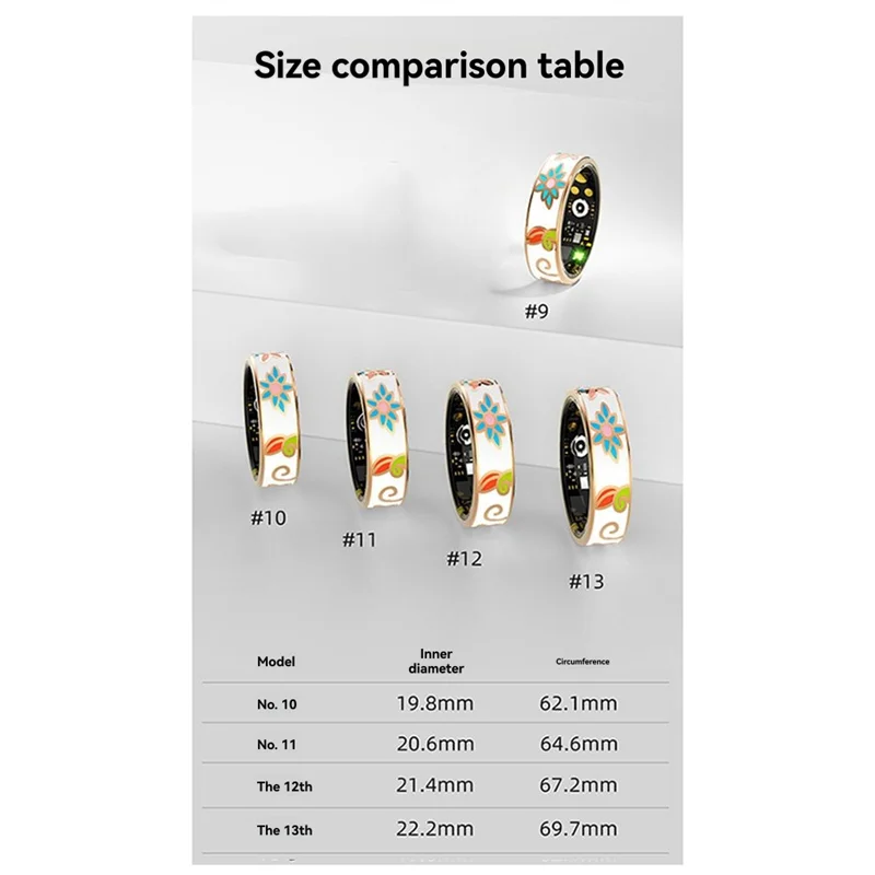 A69Z Мониторинг сна Измерение кислорода в крови Артериальное давление Смарт-кольцо Цветная эмаль Майстерство несколько режимов