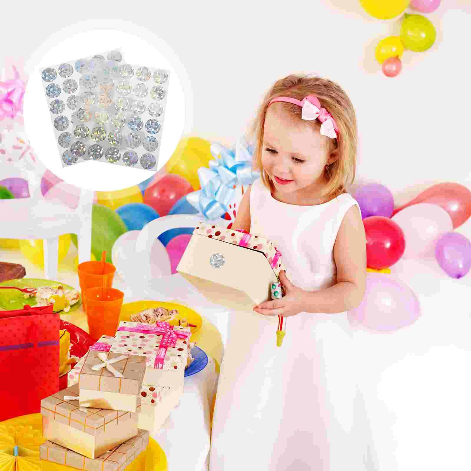 

2 Sheets Lottery Scratch Card Stickers Circle Tags Paper Dot Ticket Scratcher Tool Labels Create Surprises Wedding Game