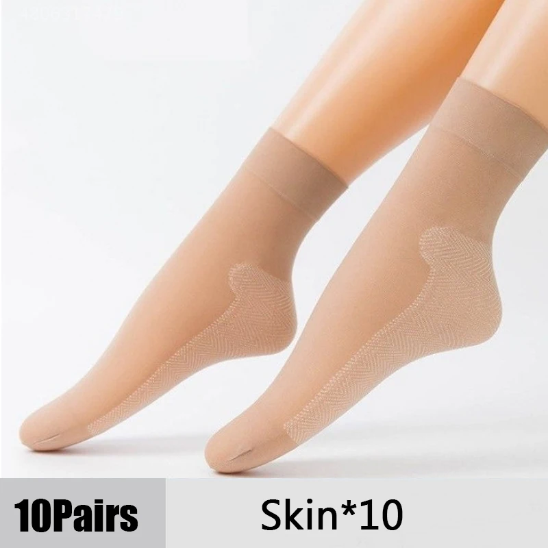 10 Pairs Frauen Socken Weiche Socken Frau Sommer Ultradünne Atmungsaktive Socke Lässig Leichte Weibliche Transparente Boot Socken – Detail 8