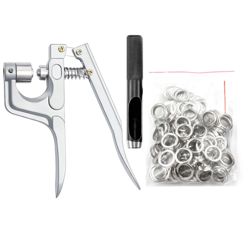 12mm Curtain Holes Shower Curtain Eyelets Leverage Pliers Installation Tools Buttonholes Rivet Buttons Molds Metal Rope Eyelet