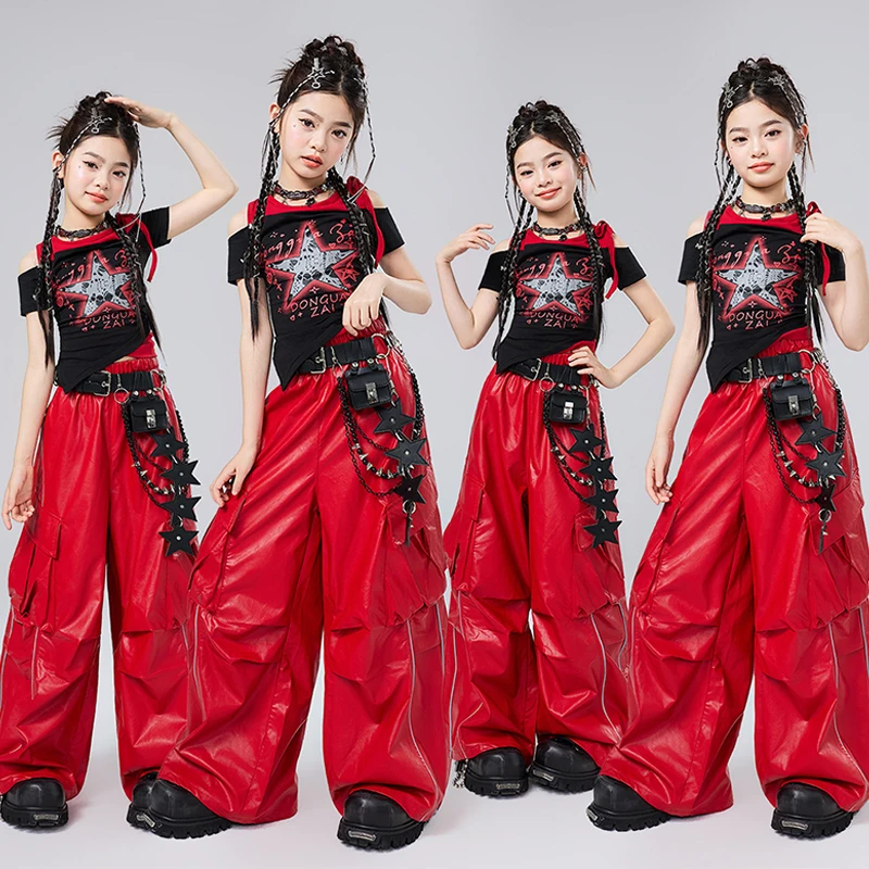 traje-de-kpop-para-nina-conjunto-de-baile-de-jazz-top-corto-negro-pantalones-rojos-de-hip-hop-ropa-de-pasarela-para-modelo-ropa-de-calle-amy3707